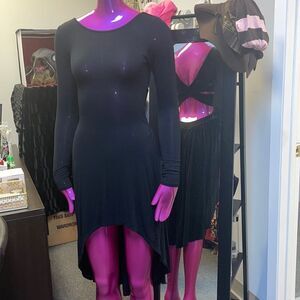 Goodtime long sleeve High low dress